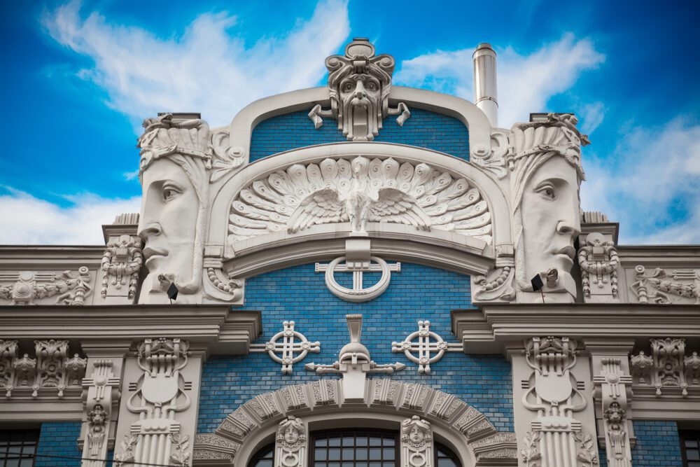 Art Nouveau Building in Riga