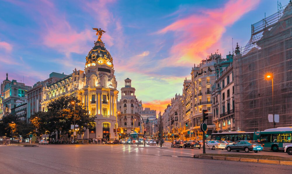 Gran Via, Madrid