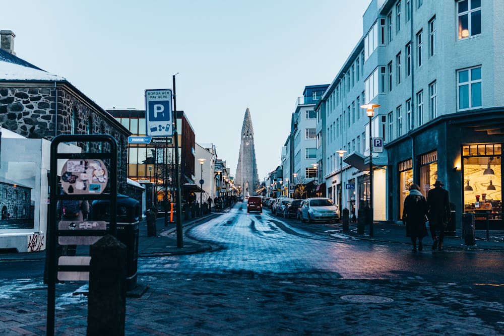 Laugavegur Street Reykjavik