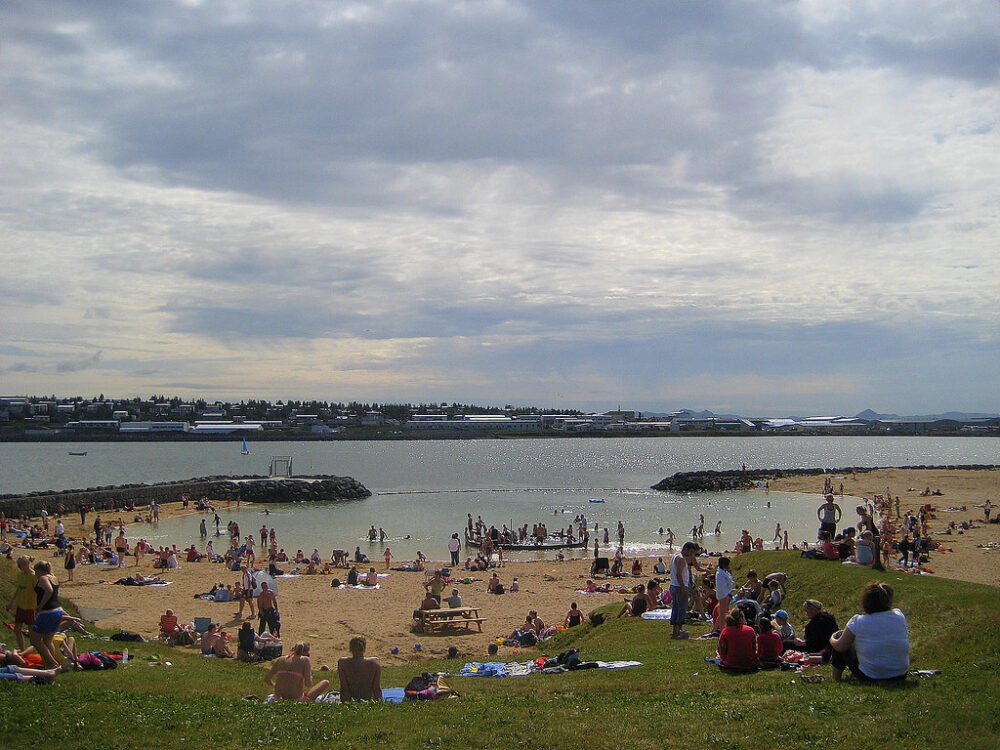 Nautholsvik Beach Reykjavik