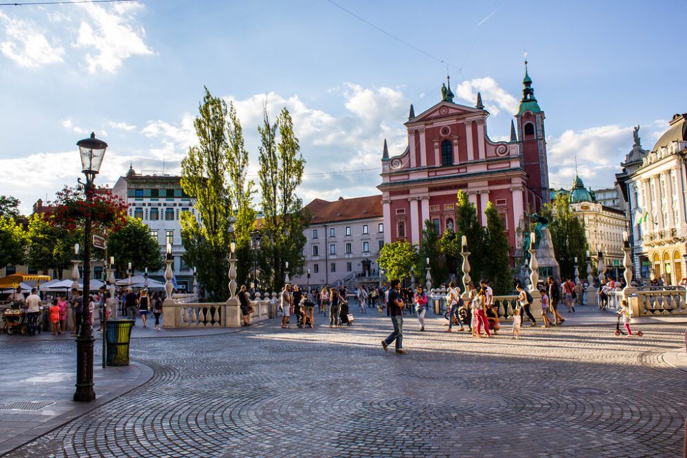 Preseren Square Ljubljana